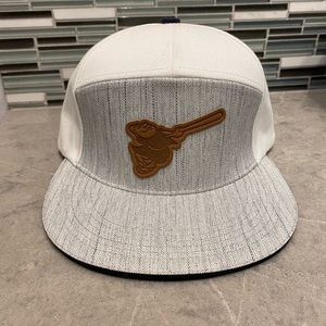 San Diego Padres Swinging Friar White and Grey Adjustable Hat.